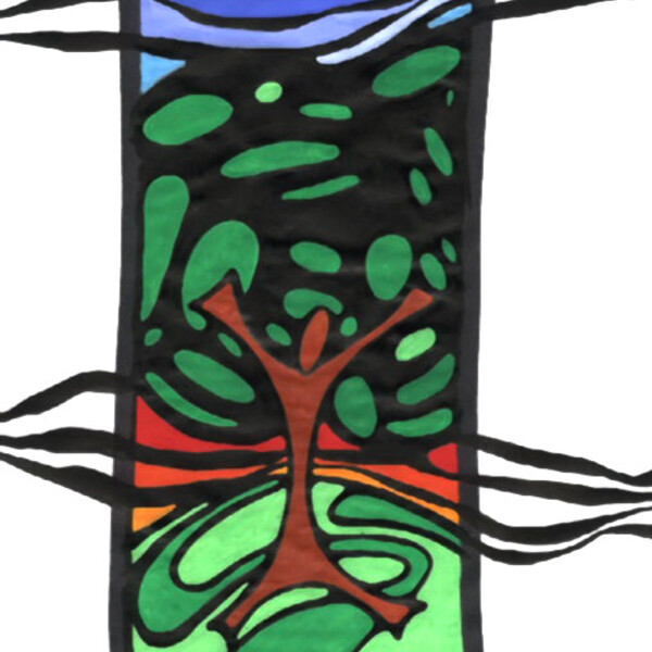 

Arbre 2
 
 &ndash; Peinture acrylique et encre de chine sur papier &ndash;  – 2000