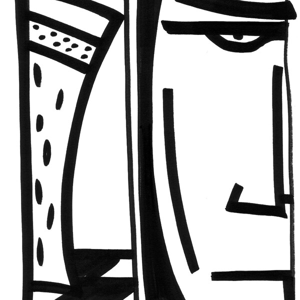 

Tuuhata
 
 &ndash; Encre de chine sur papier &ndash;  – 2003