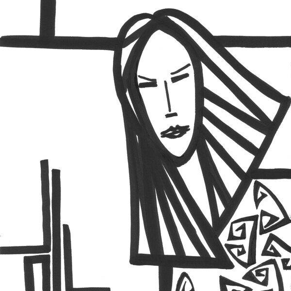 

inconnue
 
 &ndash; Encre de chine sur papier &ndash;  – 2003